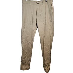 NWT Amazon Essentials Mens Slim Fit Chino 30x34 Khaki Dress Pant NEW NWT